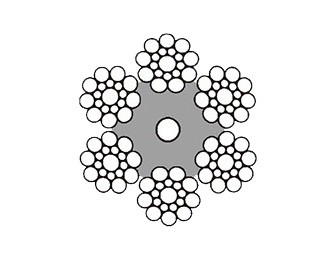 PAWO F5e 带电缆芯的吊篮专用钢丝绳